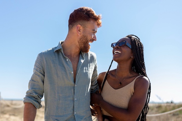 Interracial couple in Sydney