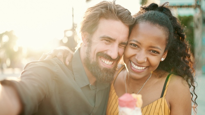 Interracial couple in Puerto Rico