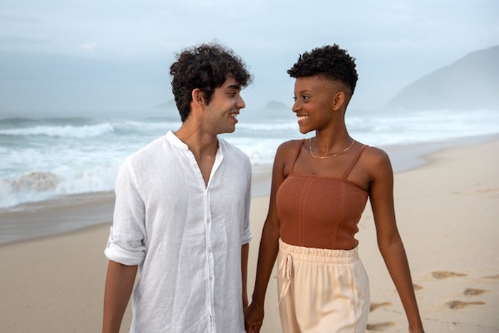 Interracial couple in Melbourne