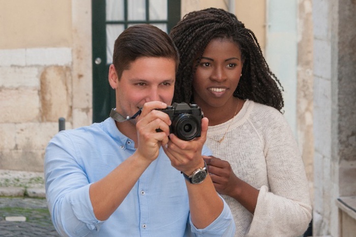 Interracial couple in the United States