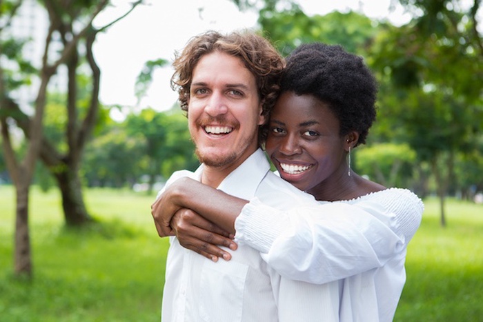 Interracial couple in Western Australia