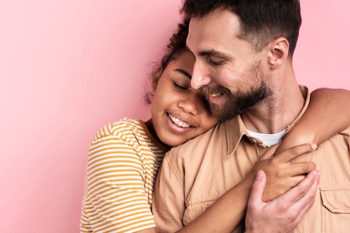 Interracial couple in Brisbane