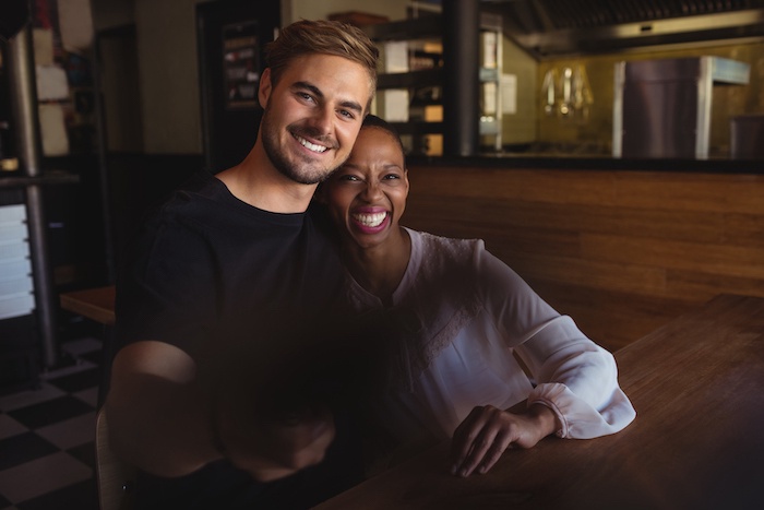  Interracial couple in Austria