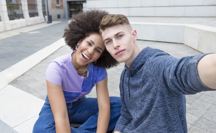 Interracial couple in New Brunswick