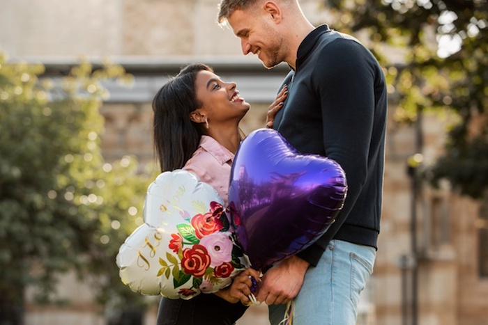 Interracial couple in Portugal