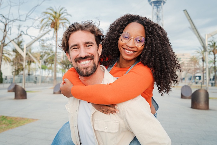 Interracial couple in Spain