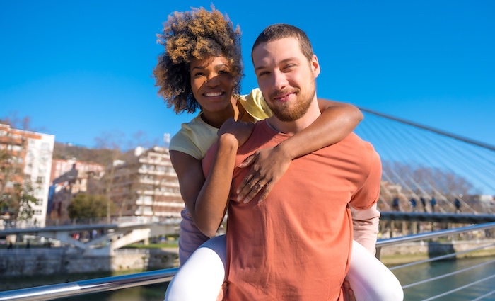 Interracial couple in Saskatchewan
