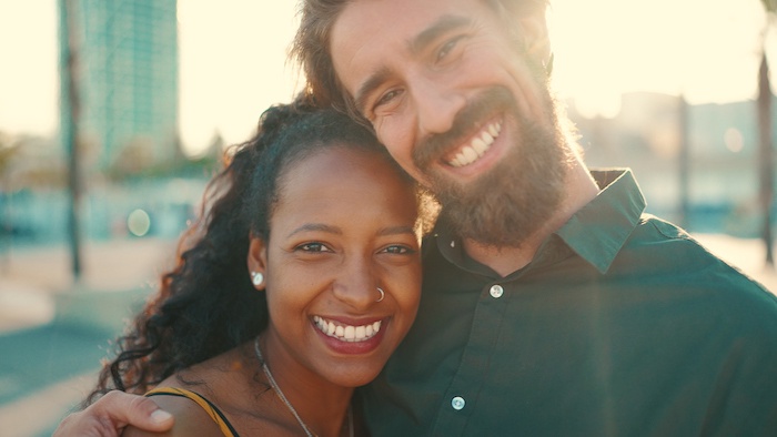 Interracial couple in Manitoba