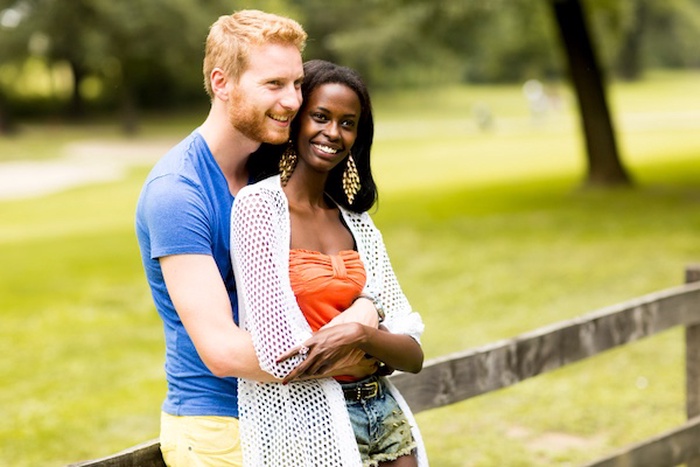 Interracial couple in Belgium