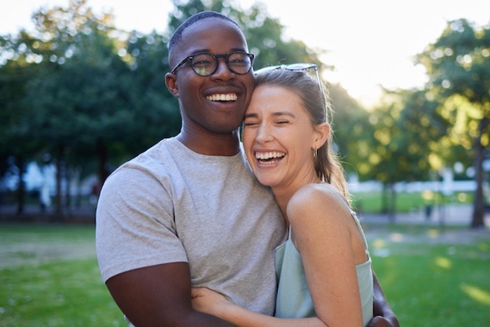 Interracial couple in North Dakota