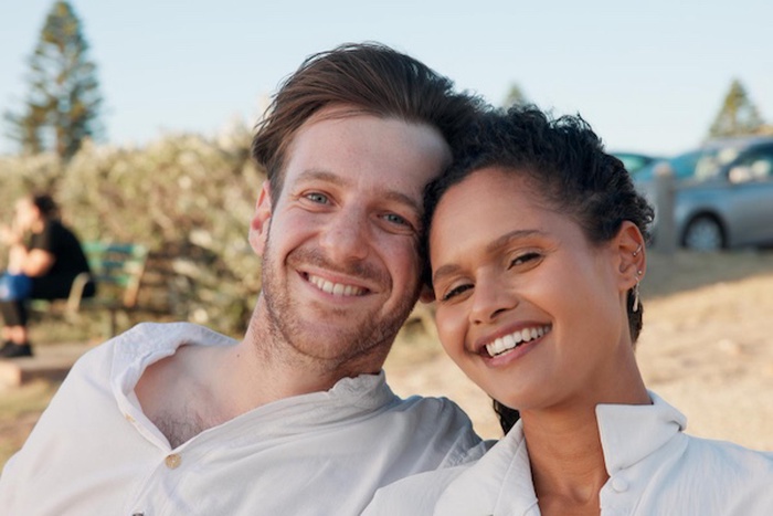 Interracial couple in Rhode Island