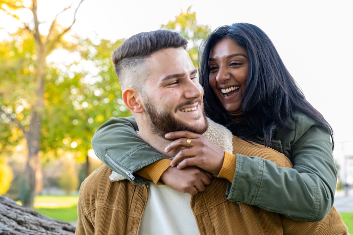 Interracial couple in Denmark