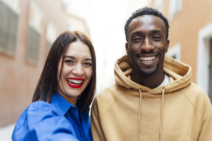 Interracial couple in South Australia