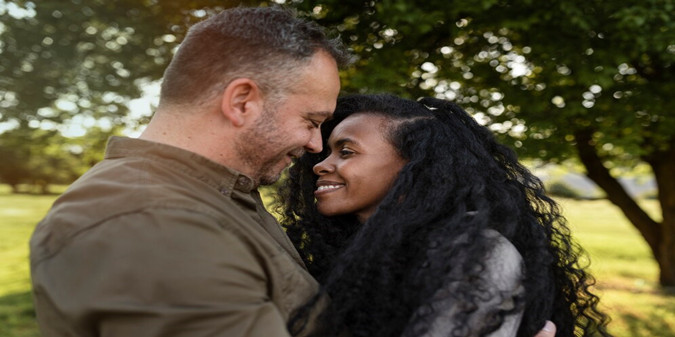 interracial couple